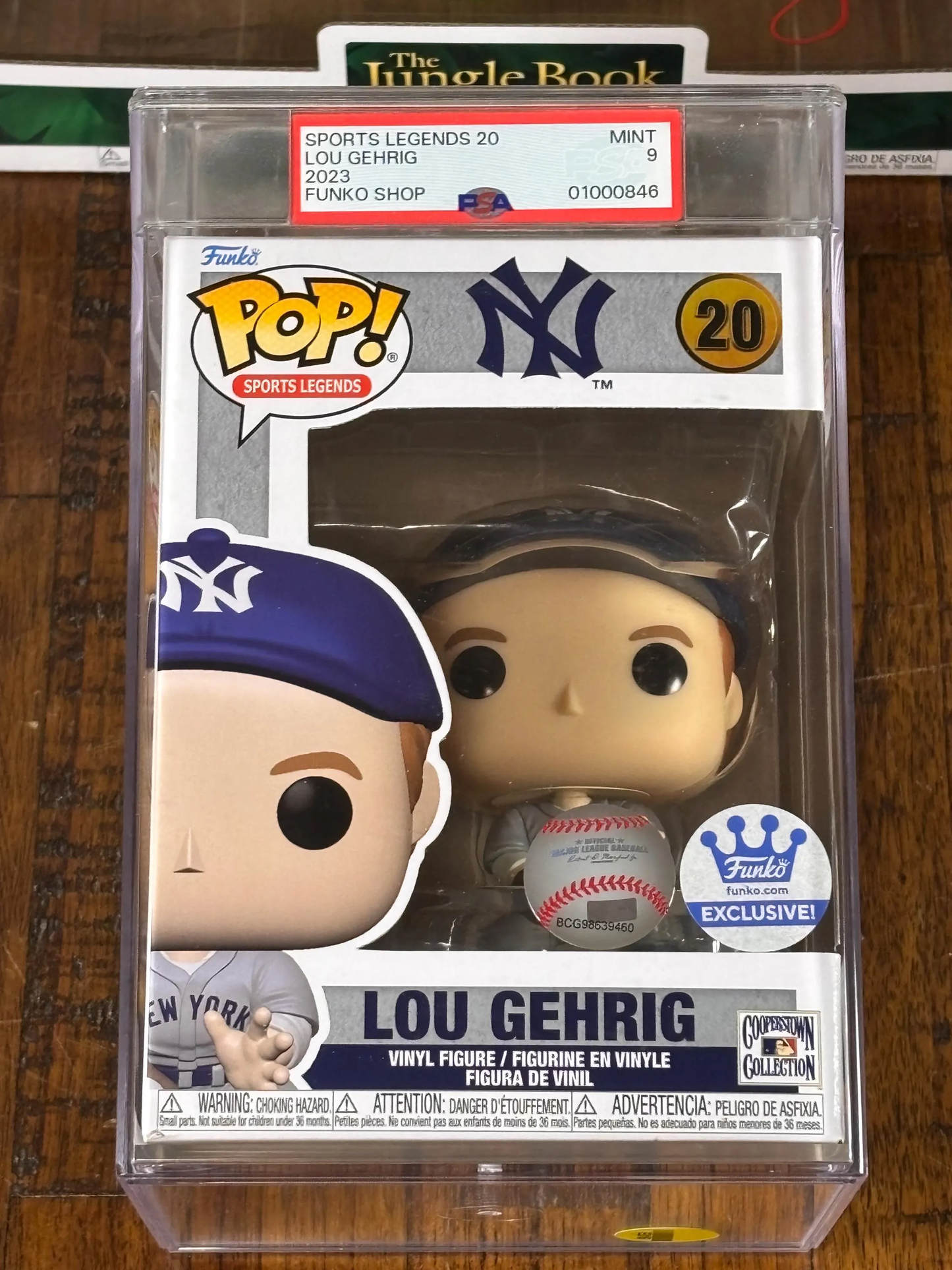 Funko Pop! Lou Gehrig New York Yankees #20 Shop Exclusive PSA 9 Mint MLB Baseball