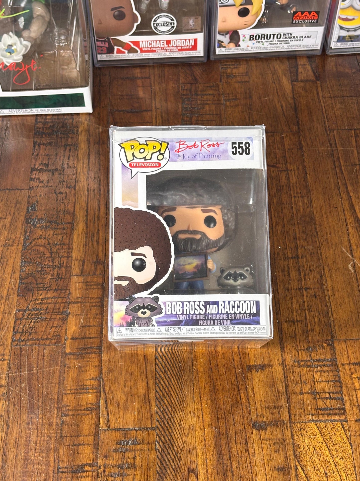 Funko Pop! Vinyl: Bob Ross and Raccoon #558 the Joy of Painting New