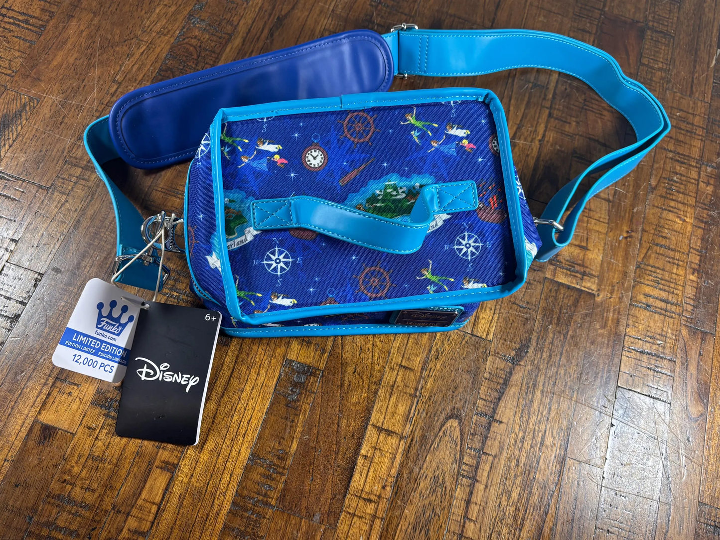 Funko Pop! Soda Loungefly Disney Limited Edition /12000 Pieces Peter Pan 6-Pack Cooler- Funko Shop Exclusive Bag Only New NWT