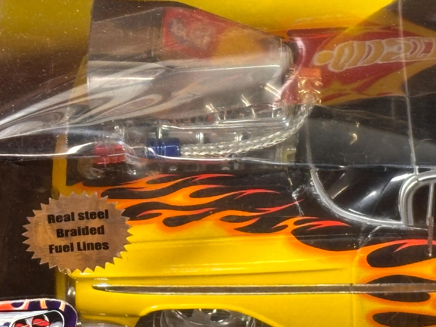El Camino Chevy 1959 Diecast 1:18 Scale Muscle Machines Hot Rod Flames Model Car