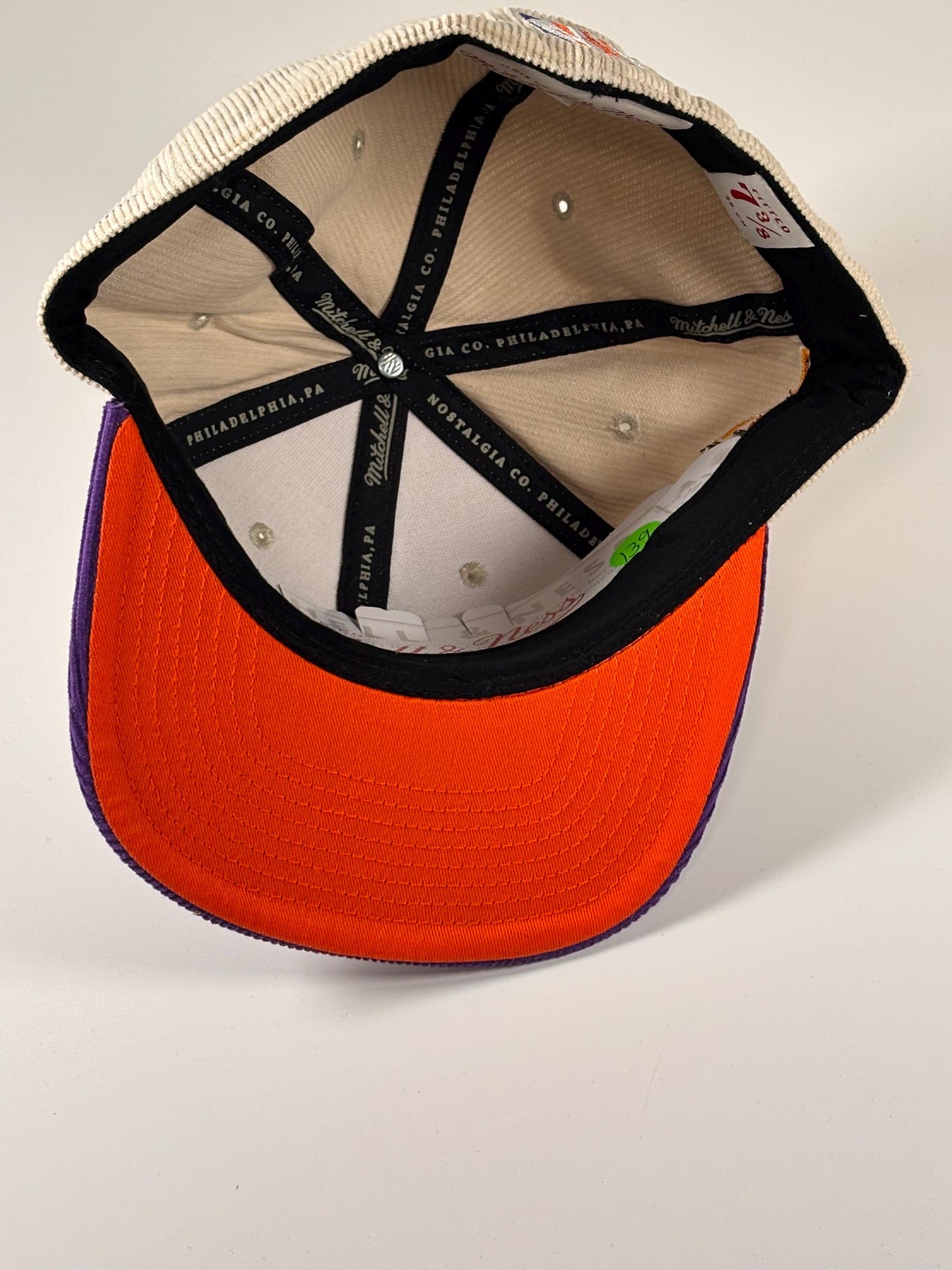 Mitchell & Ness 2009 NBA All Star Cream Phoenix Suns Cord Fitted Hat New 7 3/8