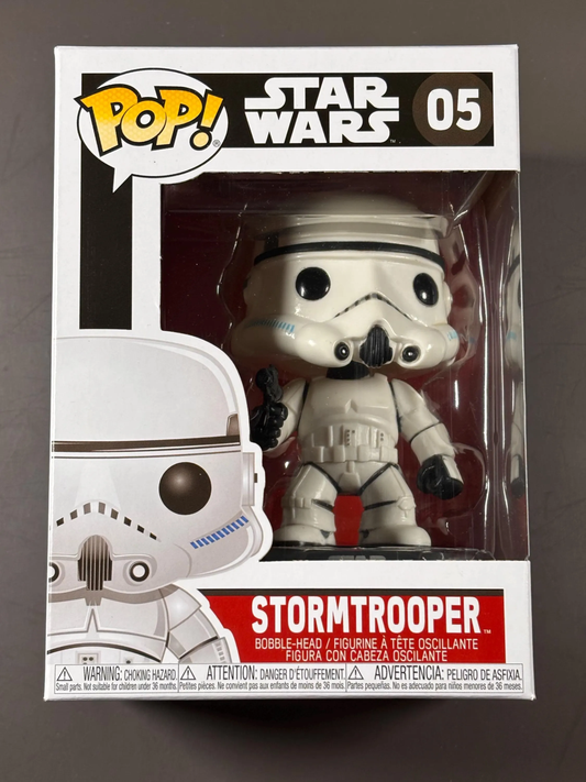 Star Wars Episode IV A New Hope - Stormtrooper Funko Pop! #05 Bobble-Head Figure