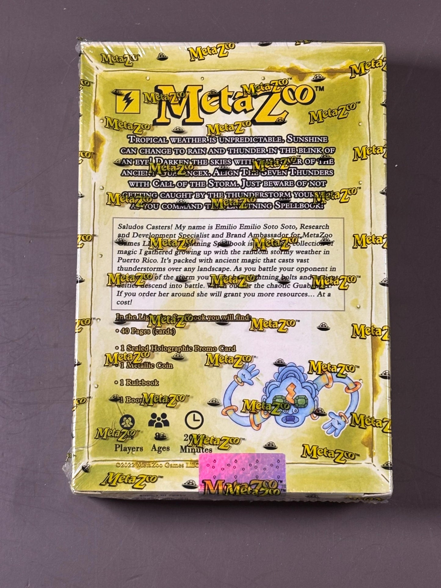 MetaZoo Cryptid Nation UFO GUabancex Theme Deck Sealed Box New 2022 TCG Card