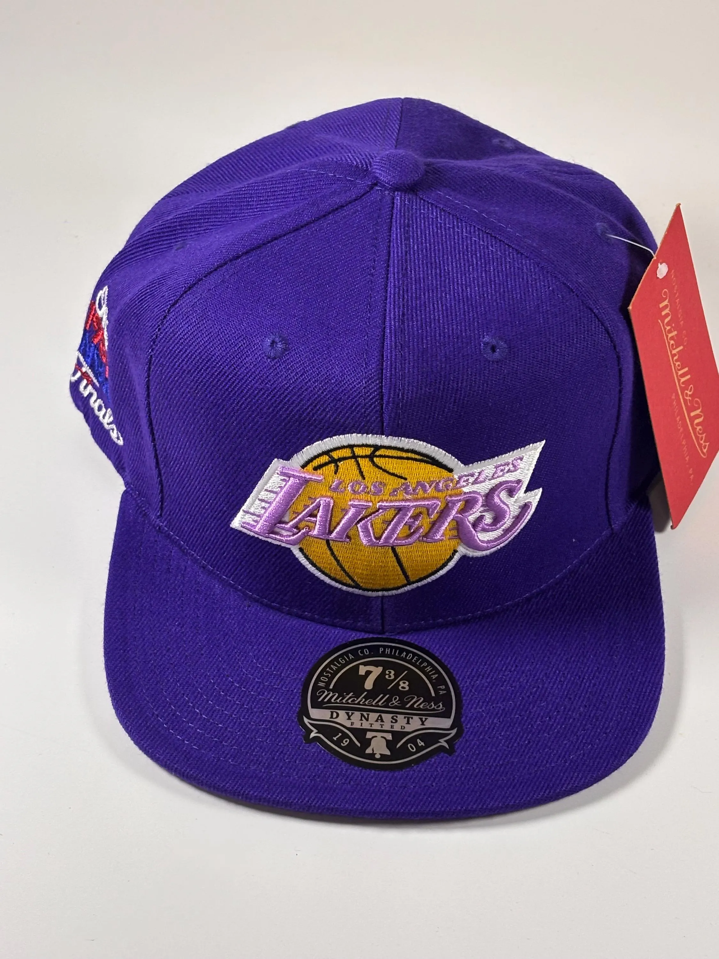 Mitchell & Ness LA Los Angeles Lakers Purple 1987 NBA Finals Fitted Hat 7 3/8 New