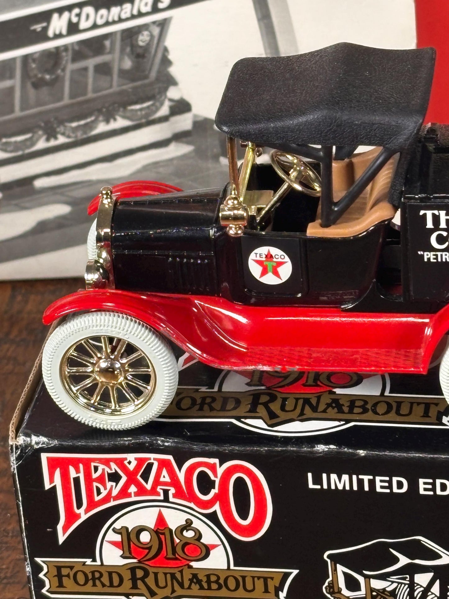 Vintage Texaco Collector Bank #5 1918 Ford Runabout Limited Edition New 1988