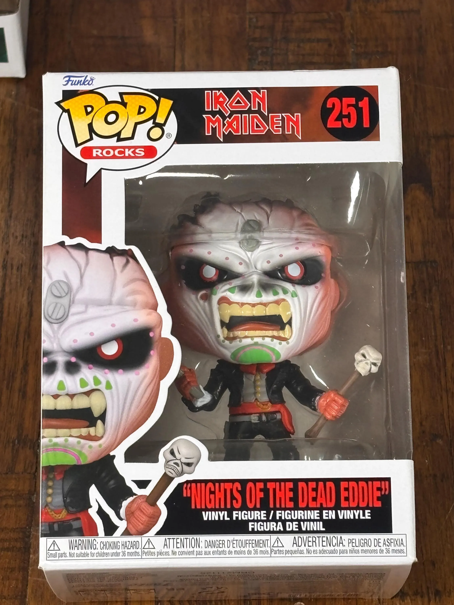 Funko Pop! Rocks Iron Maiden Nights of the Dead Eddie #251 Vinyl Figure New