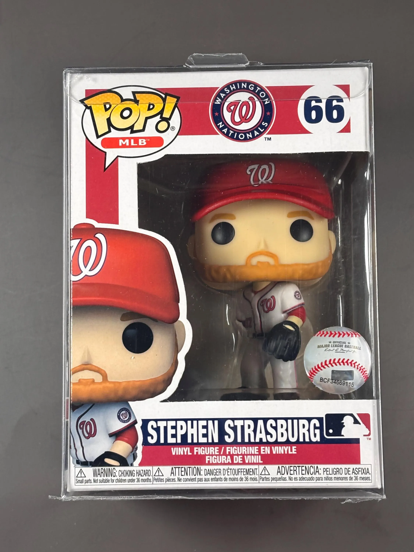 Funko Pop! MLB Washington Nationals Stephen Strasburg #66  Vinyl Figure Baseball