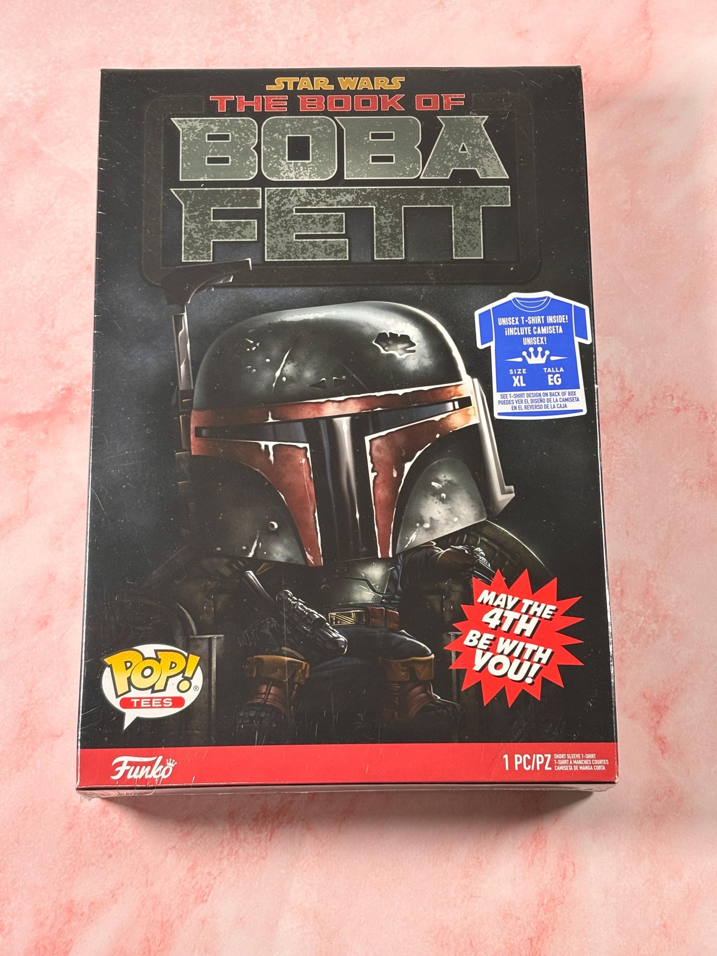 Funko Pop Tees Star Wars The Book Of Boba Fett Unisex Shirt size XL Xtra Large