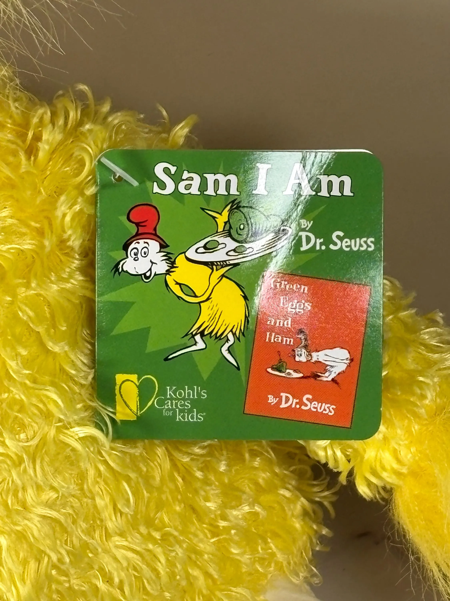 Dr. Seuss - Sam I Am - Green Eggs & Ham 17" Kohls Cares for Kids Plush New