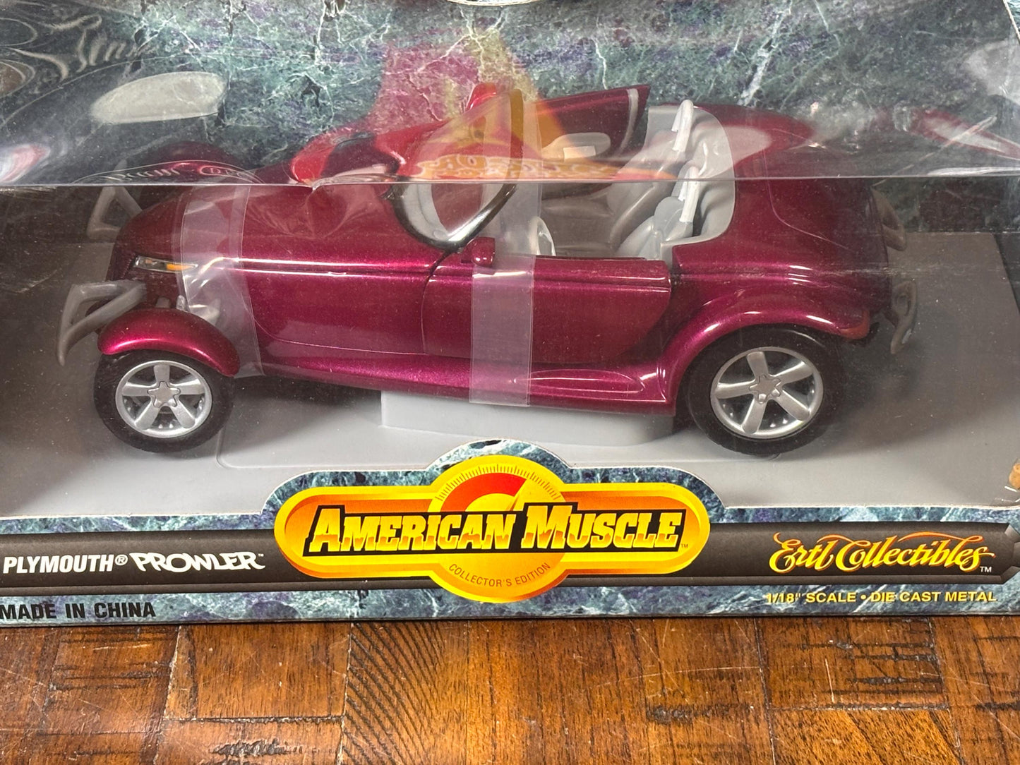 1/18 Scale ERTL Collectibles Red American Muscle Plymouth Prowler Die Cast New