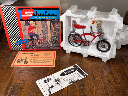Schwinn '69 Sting-Ray Apple Krate Bicycle 1:6 Scale Diecast Bike Model Xonex