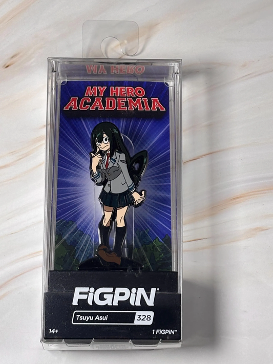 FiGPiN My Hero Academia MHA Tsuyu Asui #328 Funimation New Collectible Enamel Pin