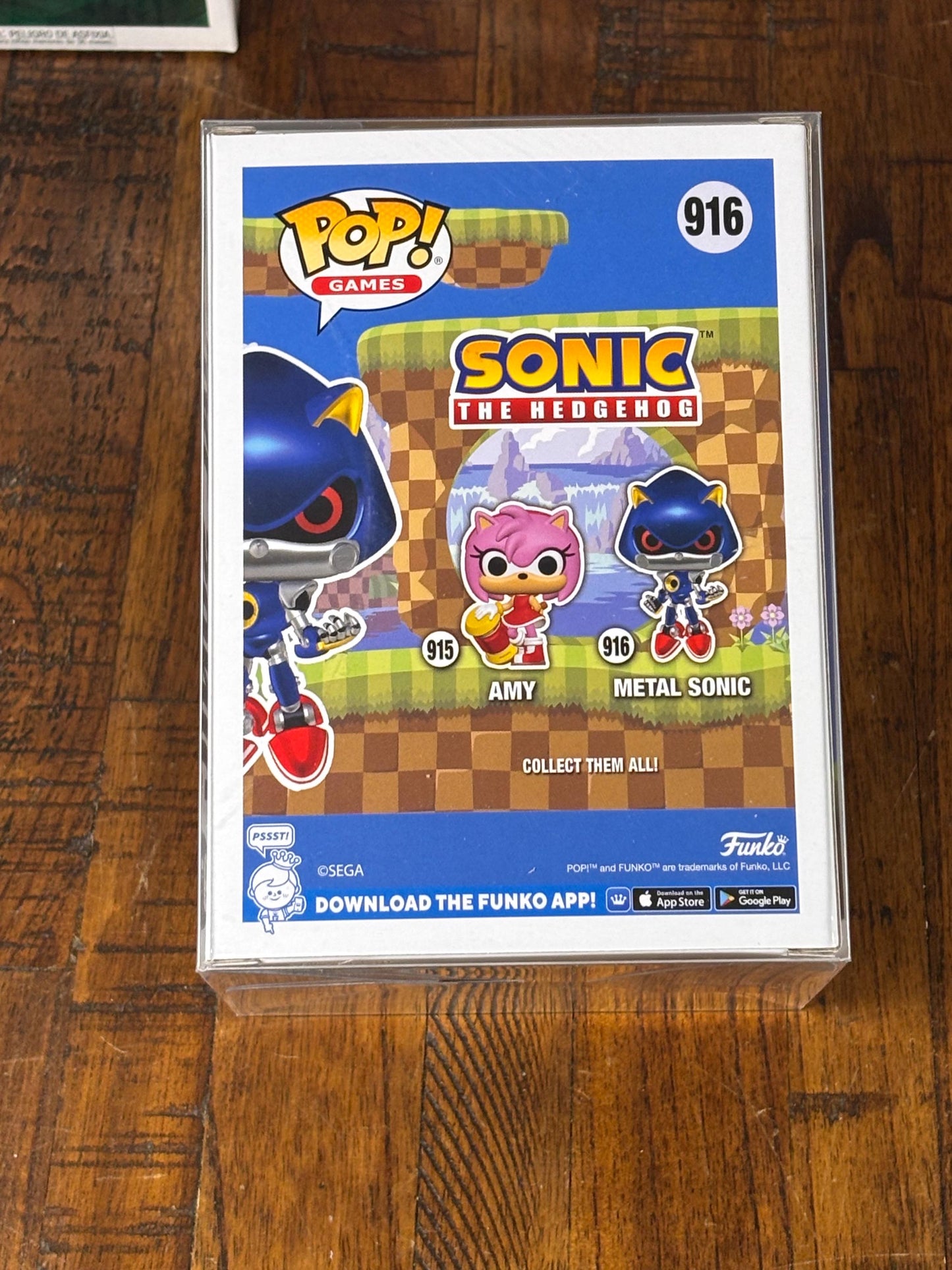 Funko Pop Games: Sonic The Hedgehog- Metal Sonic #916 Vinyl Figure New