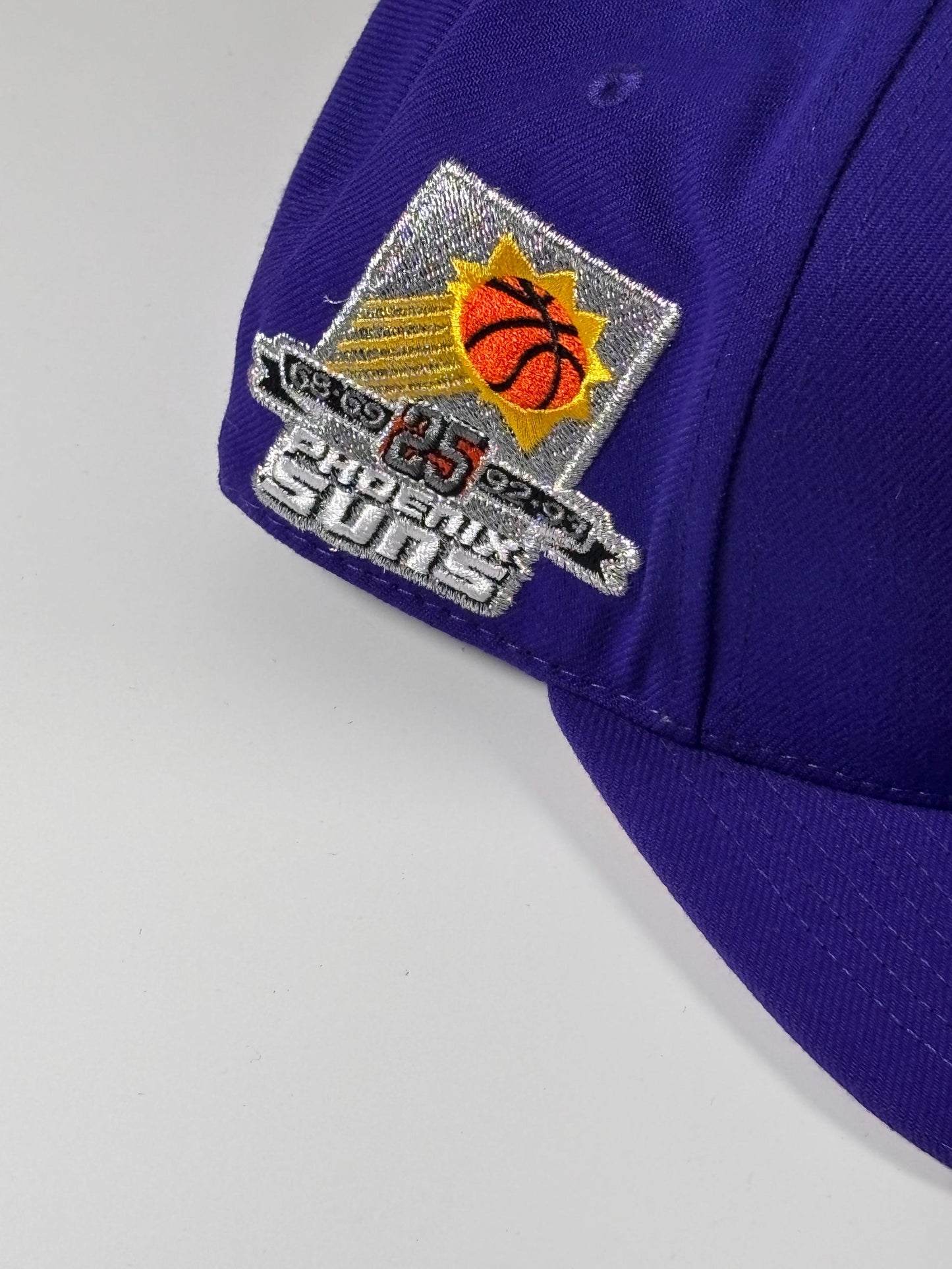 Mitchell & Ness Purple Phoenix Suns Hardwood Watch Me Shine Fitted Hat New 7 3/8