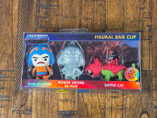 Masters Of The Universe Figural Bag Clip MOTU Monogram Walmart Exclusive New 3 Pack