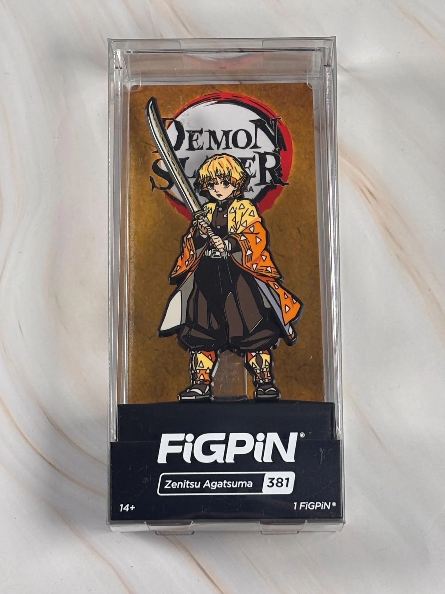 FIGPIN Zenitsu Agatsuma #381 Demon Slayer New Collectible Enamel Pin