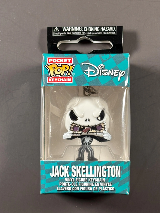 Funko Pop Pocket Keychain Nightmare Before Christmas Jack Skellington New Vinyl