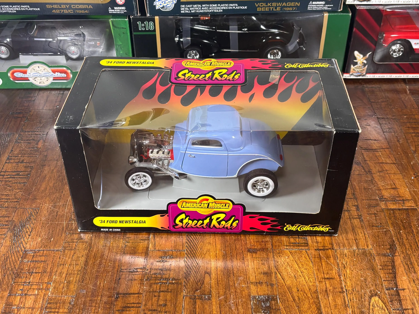 Ertl Collectibles American Muscle Street Rods '34 Ford Newstalgia 1/18 Scale New