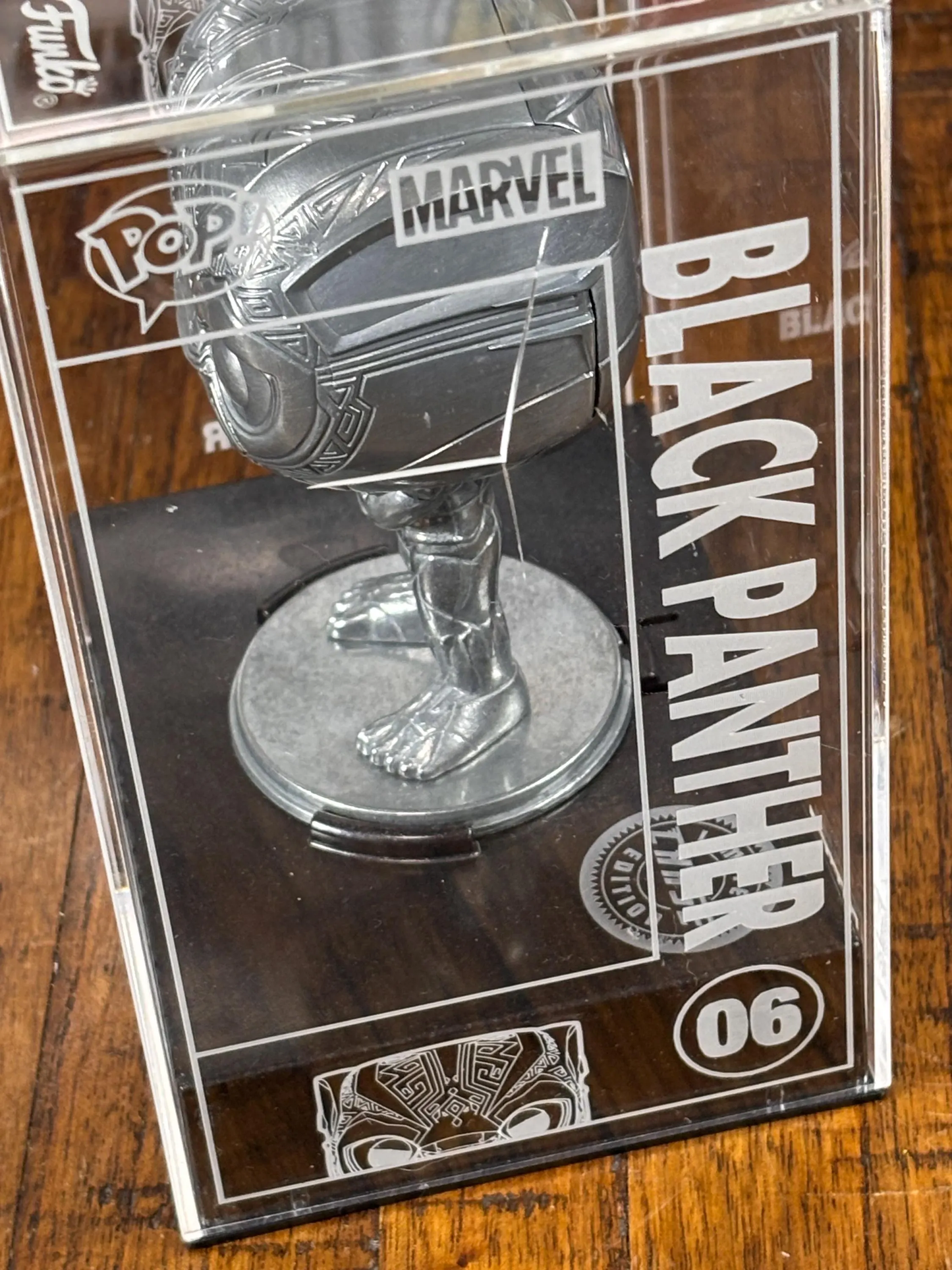 Funko Pop! Die Cast Marvel Black Panther LE Chase Edition Collectible Figure #06