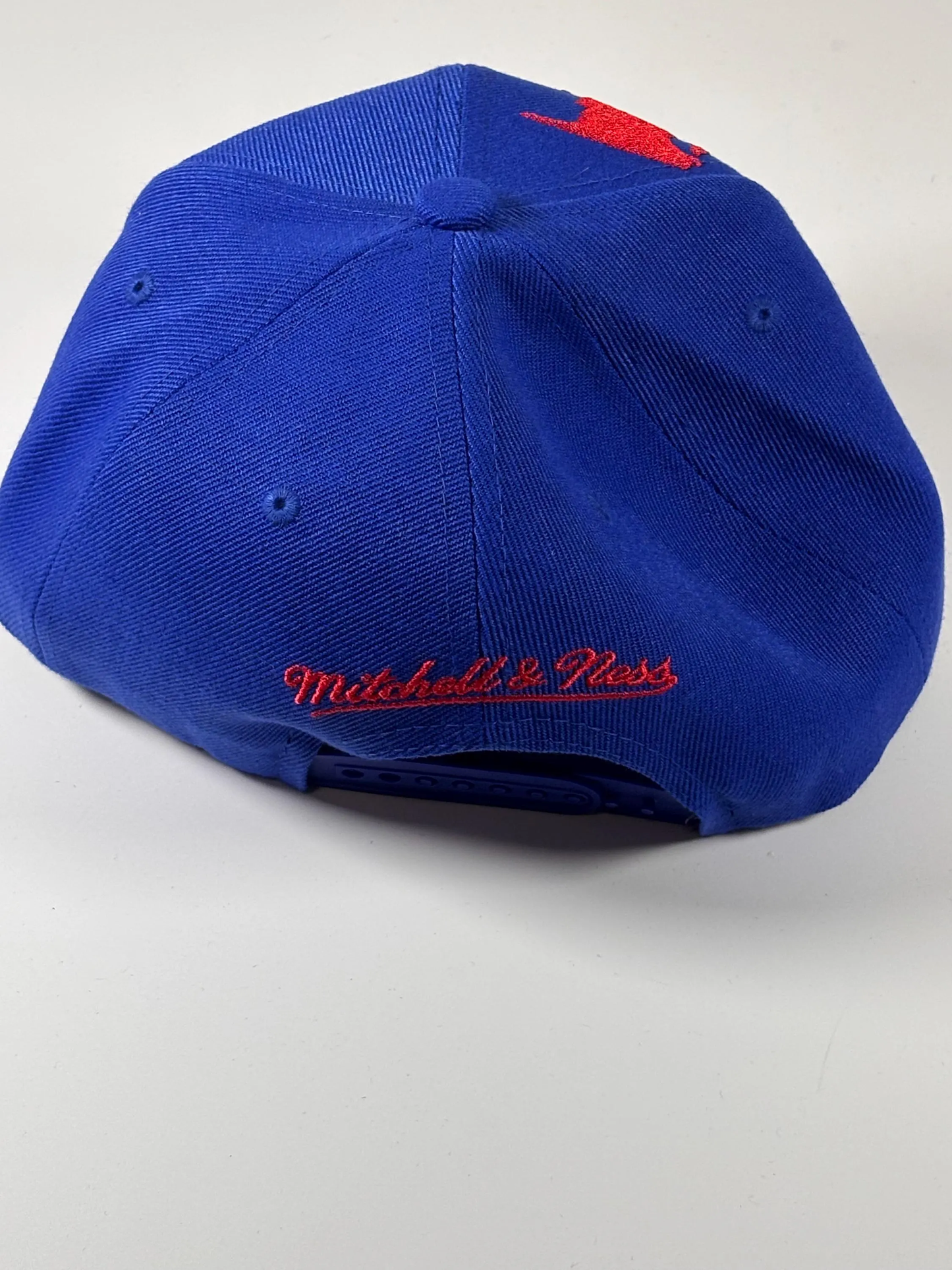 Mitchell & Ness NBA Blue Snapback Denver Nuggets Splash Paint Number HWC Hat New