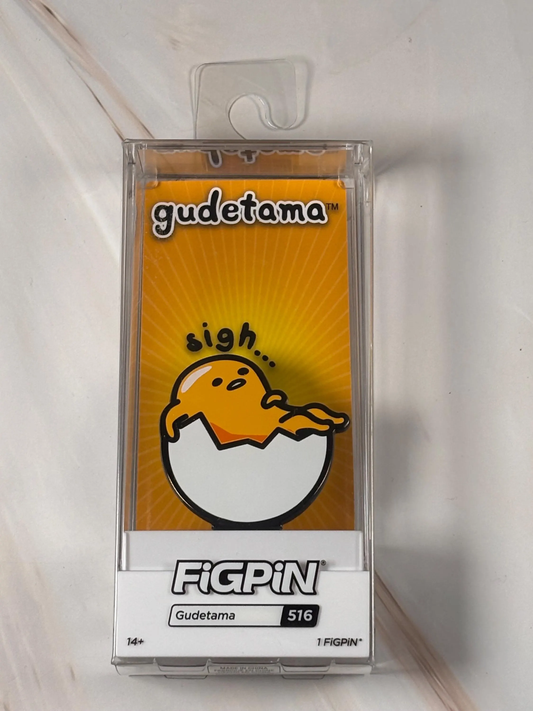 FigPin Gudetama Limited Edition of 1,500 Egg Sigh 516 New Collectible Enamel Pin