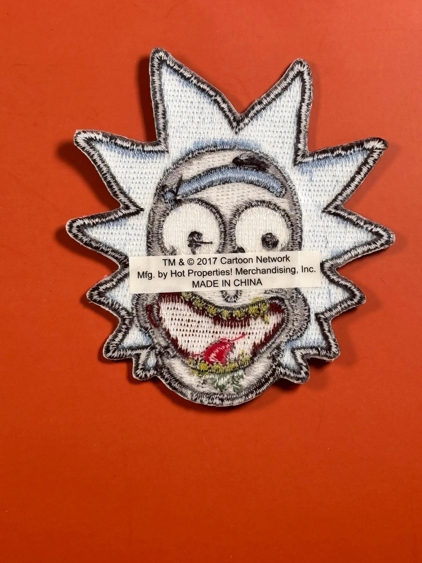 Rick & Morty Rick Sanchez Embroidered Patch New Cartoon Network Adult Swim