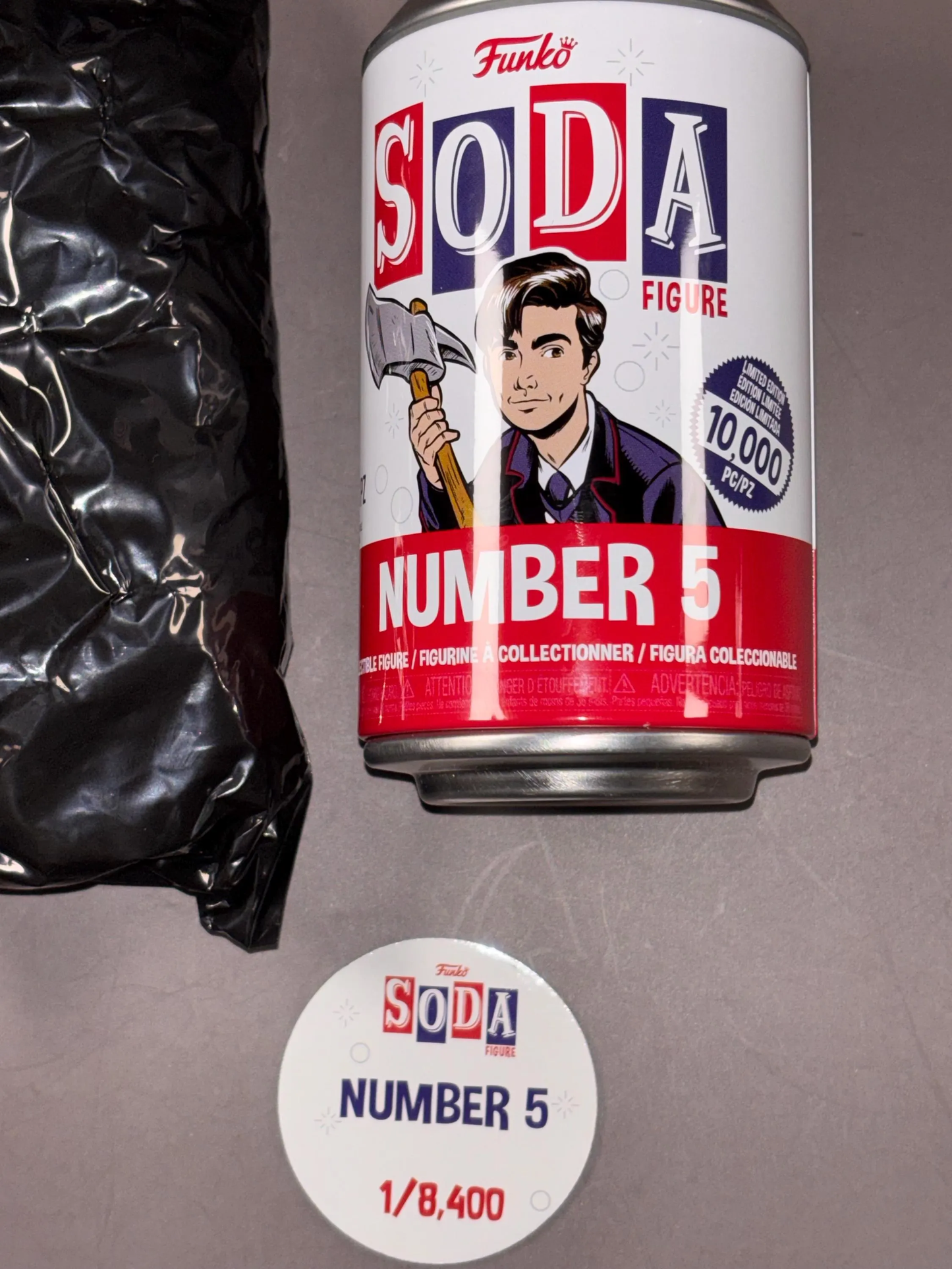 Funko Soda Number 5 The Umbrella Academy Collectible Figure Common 1/8,400