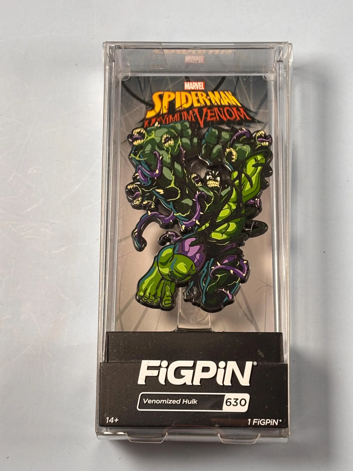 FiGPiN Marvel #630 Venomized HULK Spider-Man LE Retired Exclusive Enamel Pin New