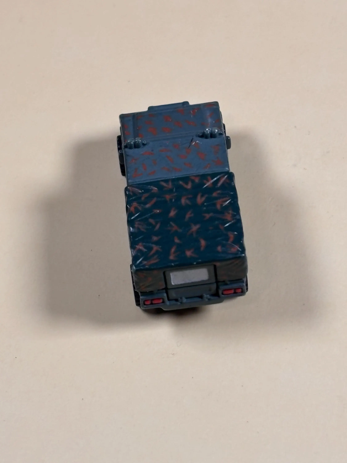 Vintage Hot Wheels Micro Military Hummer Humvee Utility Truck Forest Green 1997