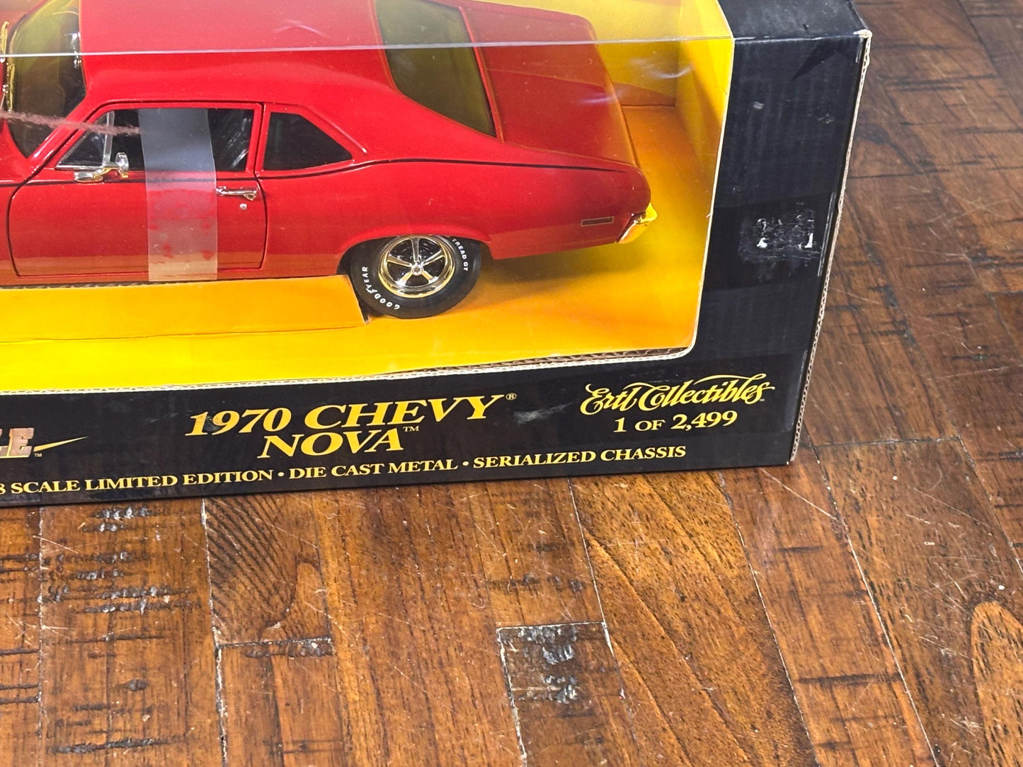 1:18 ERTL American Muscle 1970 Chevy Nova Red Limited Edition /2499 New Diecast