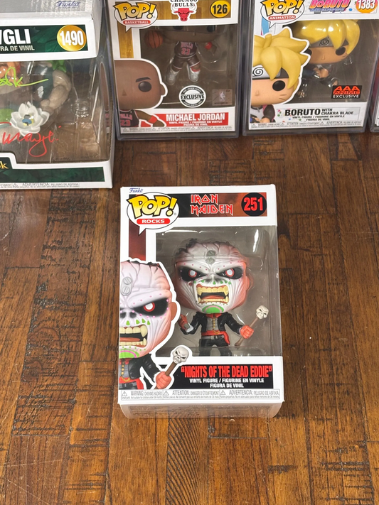 Funko Pop! Rocks Iron Maiden Nights of the Dead Eddie #251 Vinyl Figure New