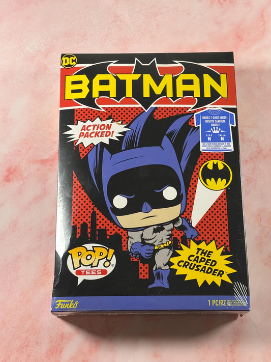 Funko Pop! Tees DC Comics Batman The Caped Crusader T-Shirt Size Medium M New