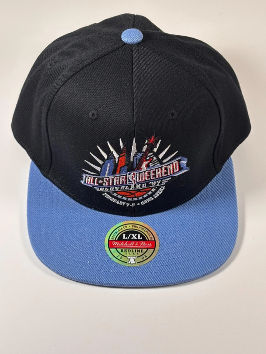 Mitchell & Ness 1997 NBA All-Star Game Weekend Cleveland Snapback Hat Cap New (Copy)