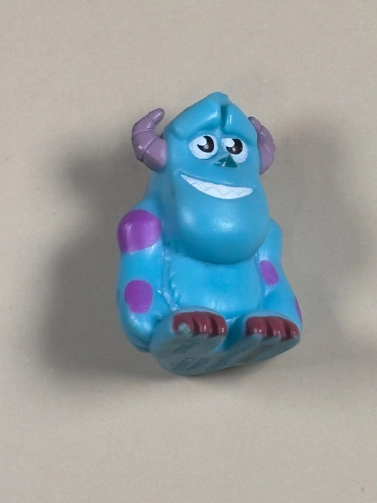 Disney Pixar Mobster Inc Micro Mini Sully 1.25” Action Figure Cake Topper