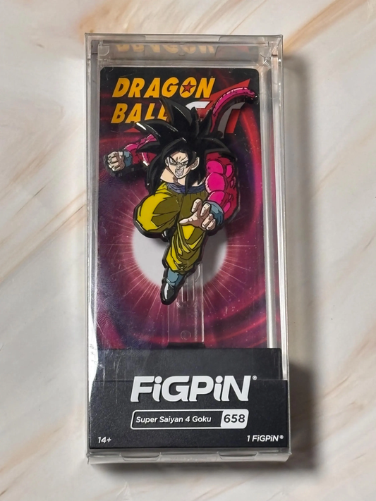 Figpin Dragon Ball Z DBZ GT Super Saiyan 4 Goku #658  New Collectible Enamel Pin