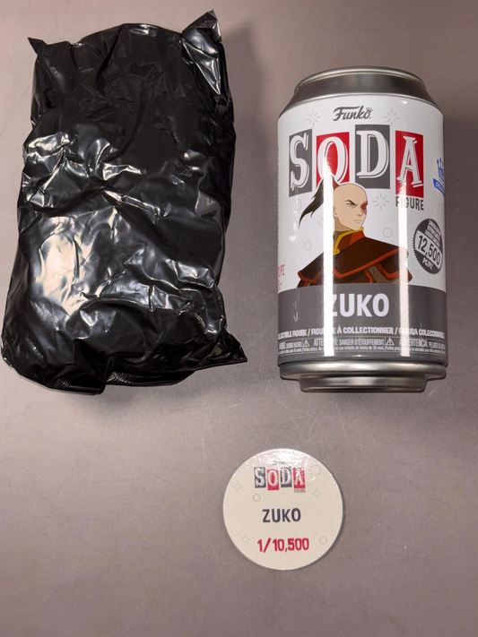 Zuko Funko Vinyl Soda Common Avatar Last Airbender ATLA 1/10,500