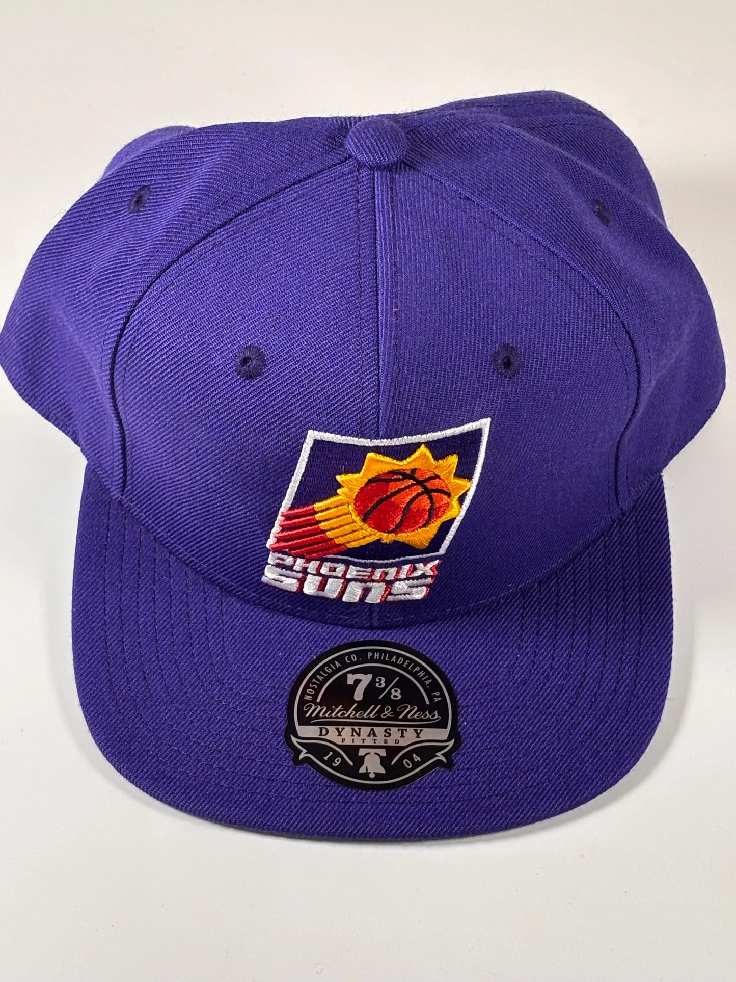 Mitchell & Ness Purple Phoenix Suns Hardwood Ground 2.0 Fitted Hat 7 3/8 New