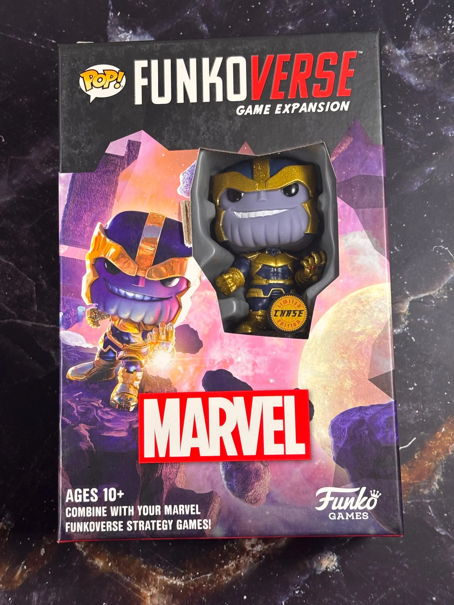 Funko Pop! Games Funkoverse Game Expansion Marvel Avengers #101 Thanos Chase Limited Edition New