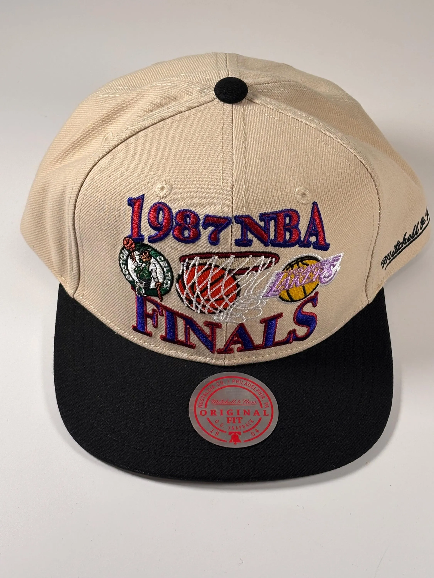 Mitchell & Ness Los Angeles Lakers vs. Boston Celtics 1987 NBA Finals Remix New