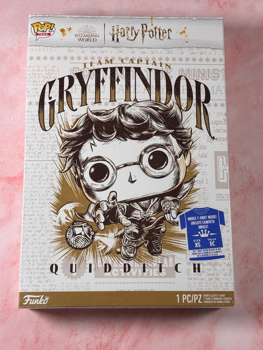 Funko Pop! Harry Potter Gryffindor Team Captain T-Shirt Size XS Xtra Small