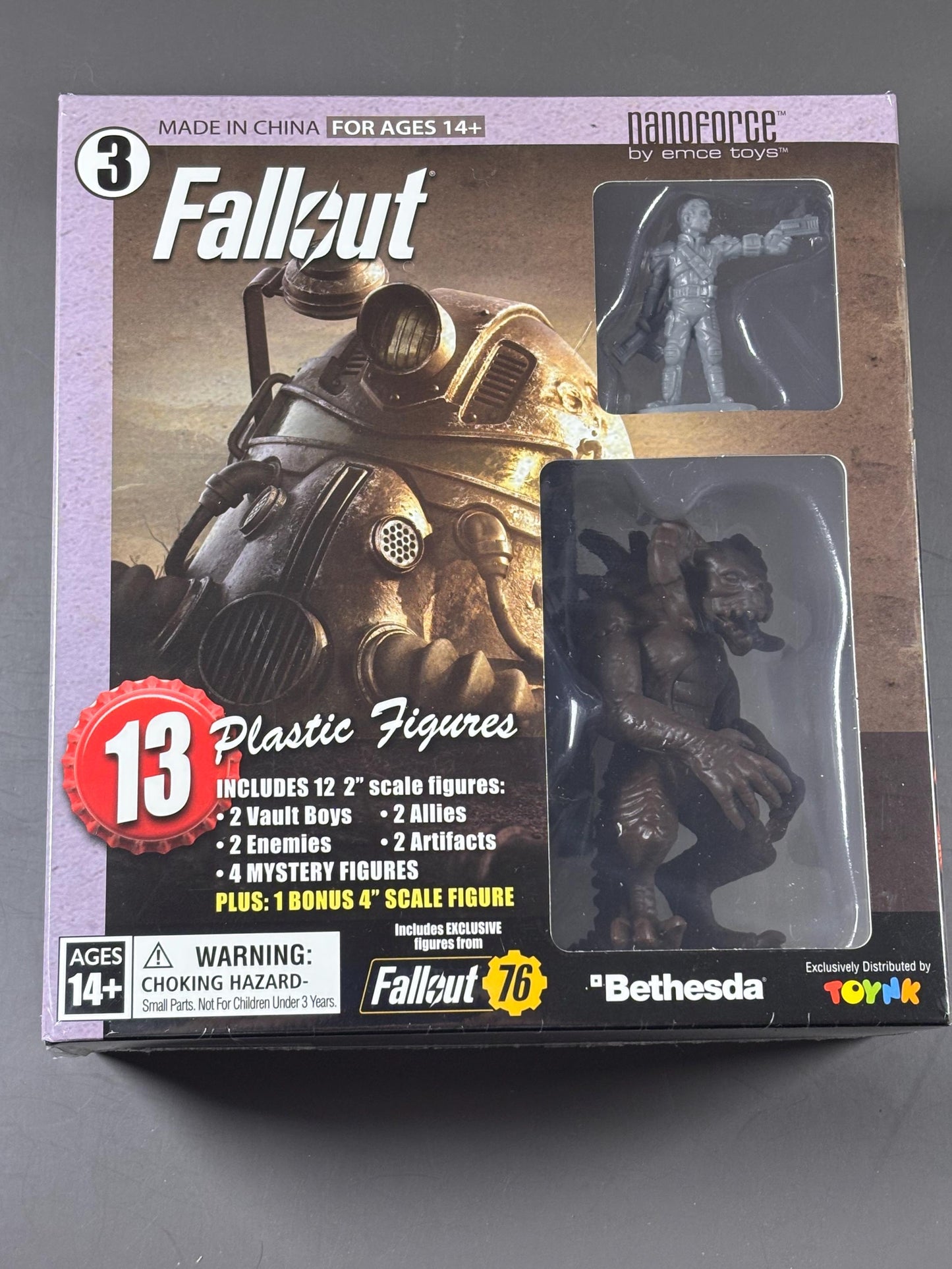 Fallout Nanoforce Series 1 Volume 3 Army Men Style Figures New Emce Toys 4”