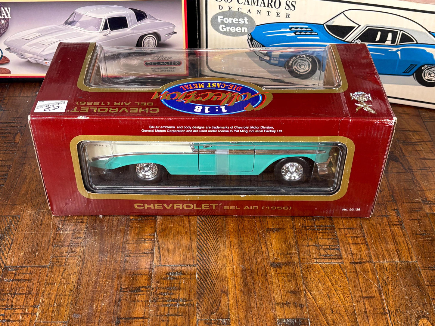Road Legends 1956 Blue Chevy Bel Air Convertible 1:18 Scale Diecast Model New