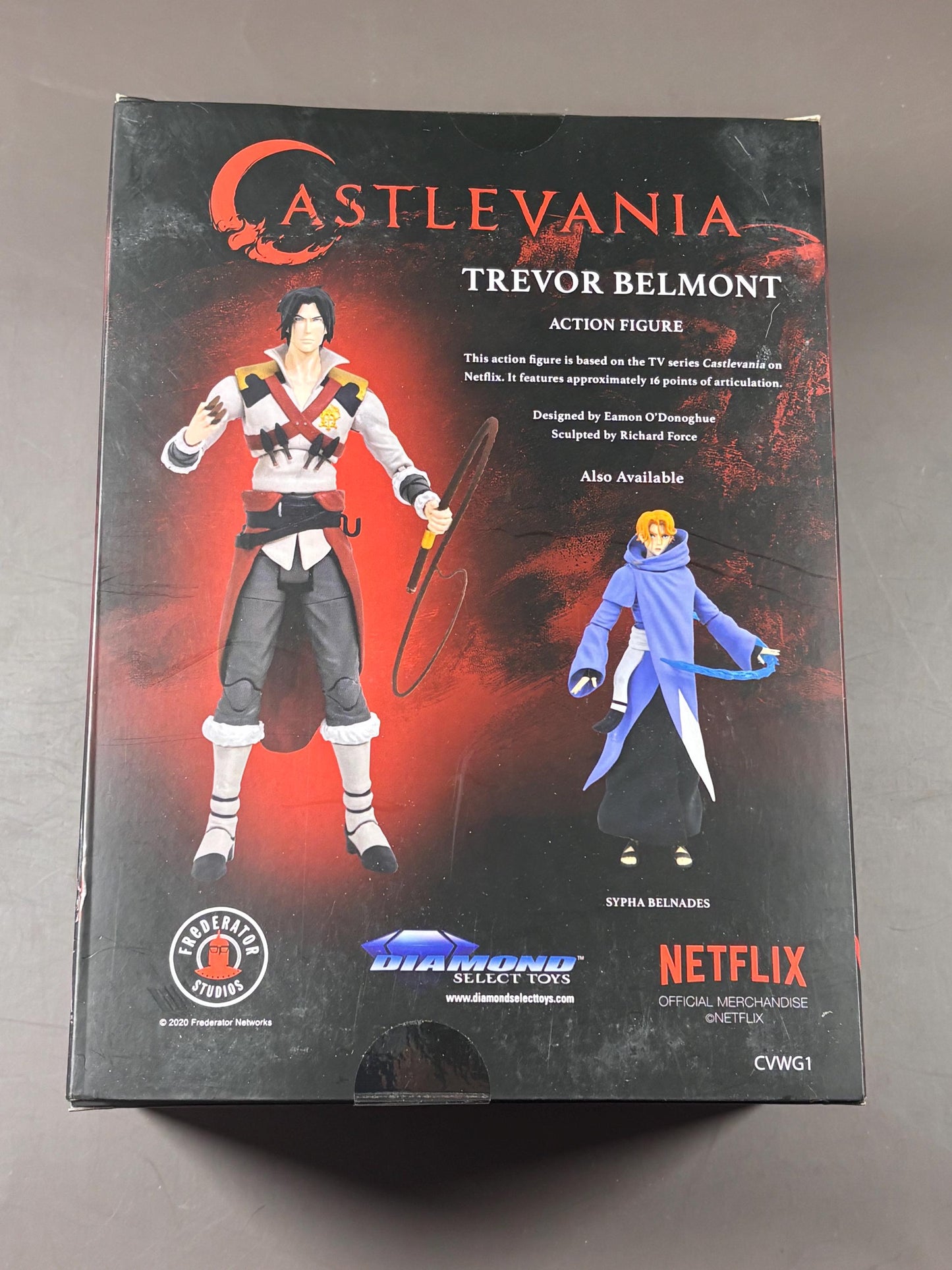 Diamond Select Castlevania Trevor Belmont Action Figure 2020 Netflix - New 7”