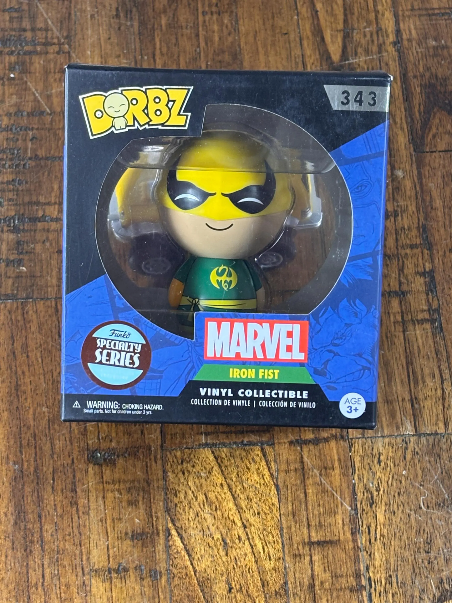 Funko Dorbz Marvel Iron Fist Vinyl Figure #343 Speciality Series Brand New Pop