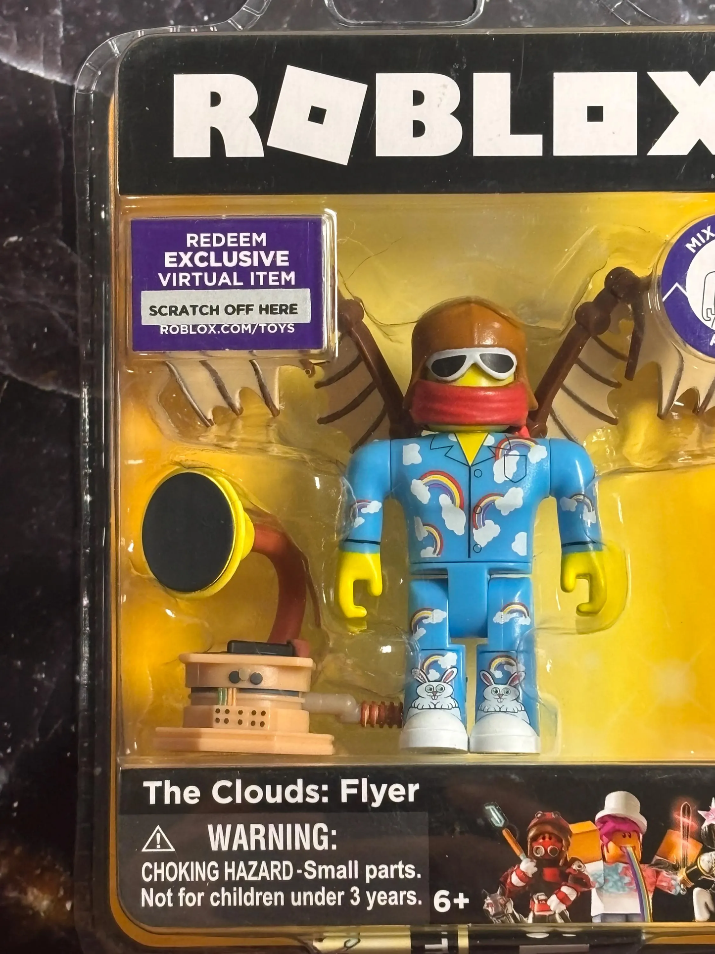 Roblox Mix & Match Parts The Clouds Flyer action Figure Exclusive Virtual Item Jazwares New