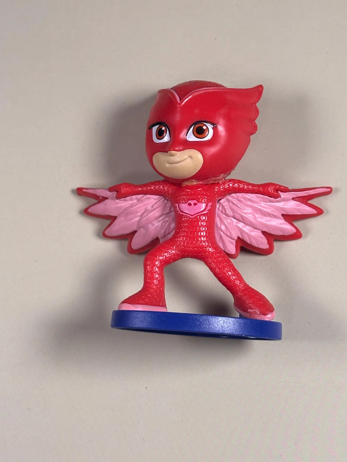 Just Play Frog Box PJ Masks Owlette Red Plastic Figure 2.5 Inch Cake Topper Toy