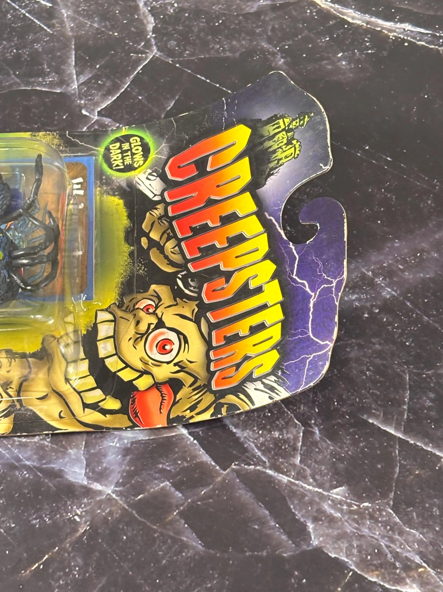 2004 Playing Mantis Creepsters Glows in the Dark Monster Head Die Cast Car New Good Webmaster