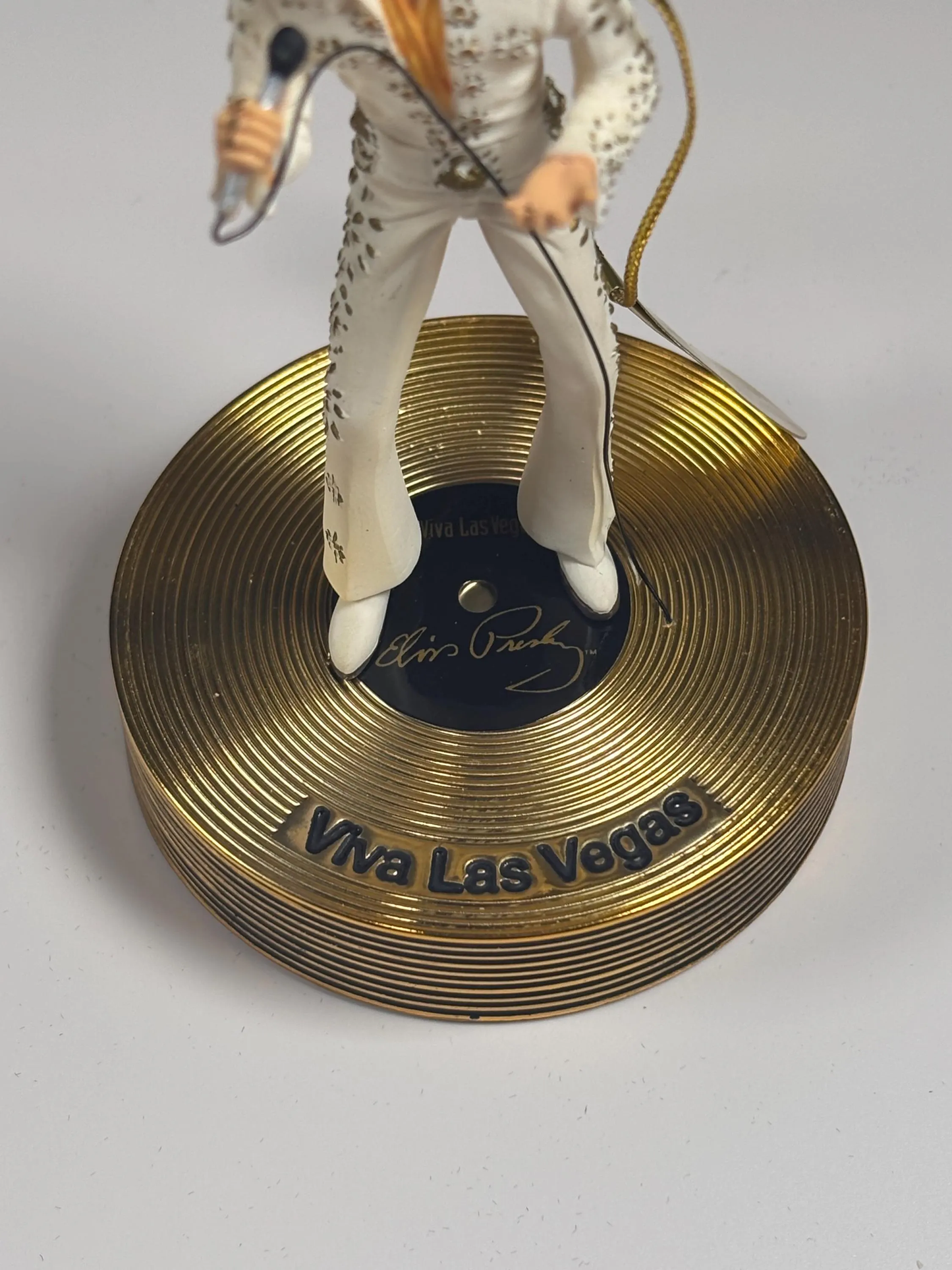 Bradford Editions Elvis Solid Gold Christmas Ornament Collection Viva Las Vegas