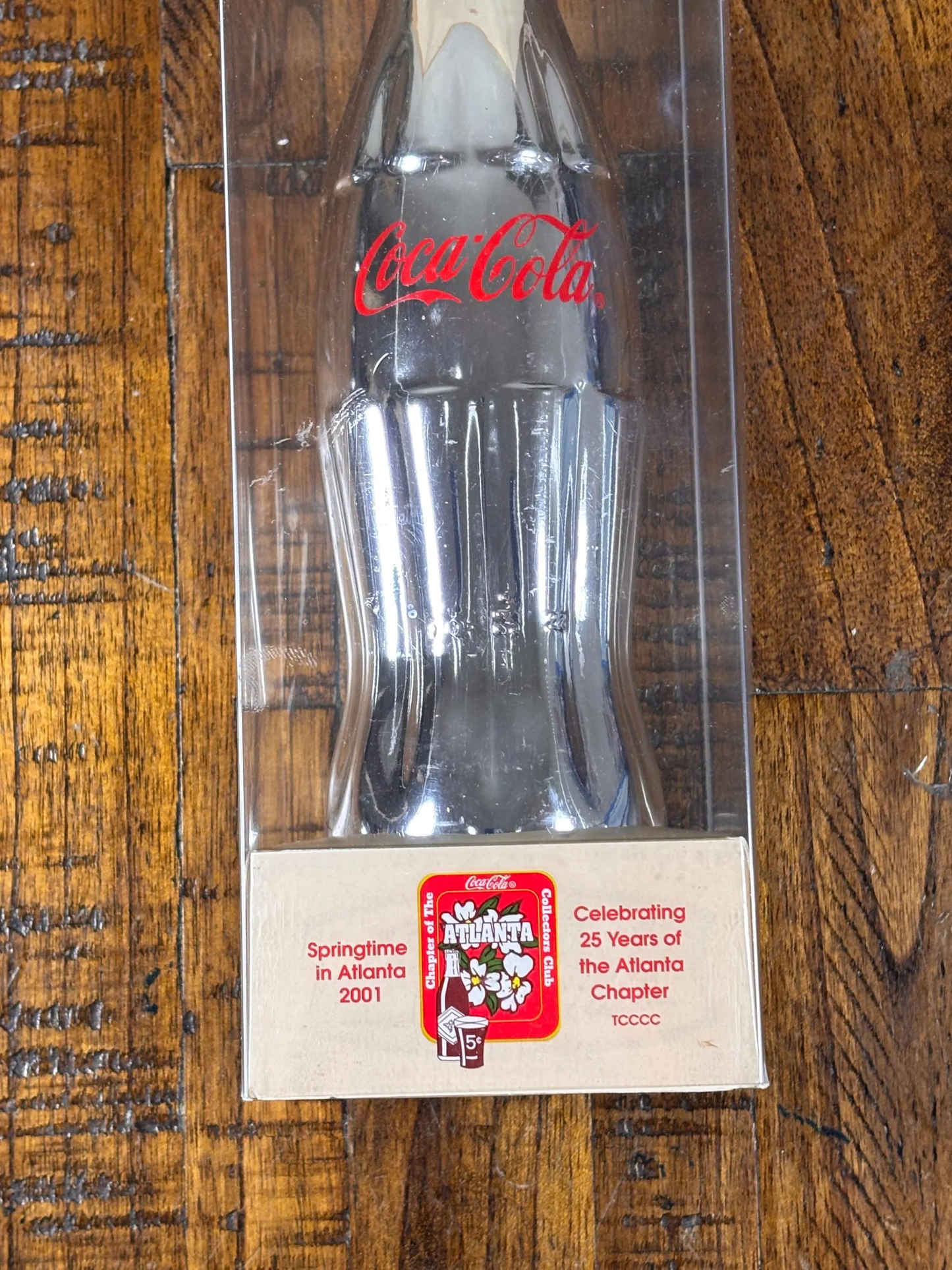 Coca-Cola Springtime Atlanta 2001 Collectors Club Bottle Atlanta Chapter Loose