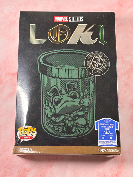 Funko Pop! Tees Loki Frog Thunder Marvel Limited Edition Tee Shirt Size Medium M